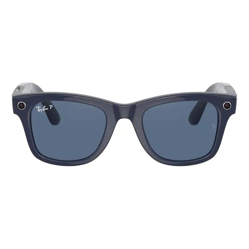 Ray-Ban WayFarer Stories Polarized Smart Glasses - Dark Blue - نظارة ذكية